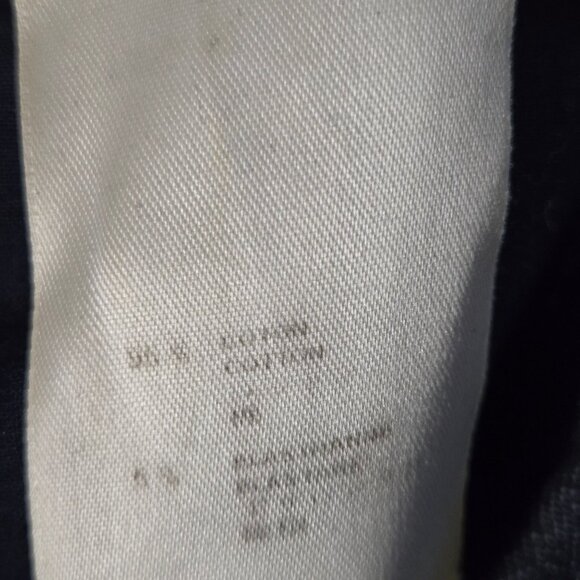 Louis Vuitton Straight Leg Dark Denim Jeans Flap Pocket Logo Size 44/10 - Picture 14 of 14